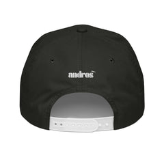 Back of a black golf rope hat