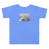 Toddler t-shirt in heather columbia blue