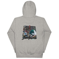 Product image of a premium hoodie in carbon grey