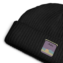 product image of a black fisherman beanie