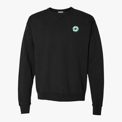 ComfortWash® Garment Dyed Crewneck Sweatshirt in black