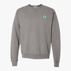 ComfortWash® Garment Dyed Crewneck Sweatshirt in concrete grey