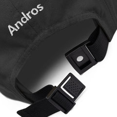 Product image of the back clip of a 5 panel hat