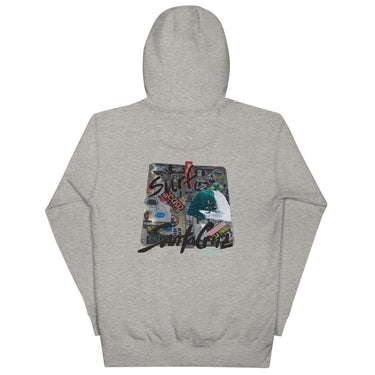 Product image of a premium hoodie in carbon grey