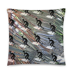 Surfer's Paradise Throw Pillow